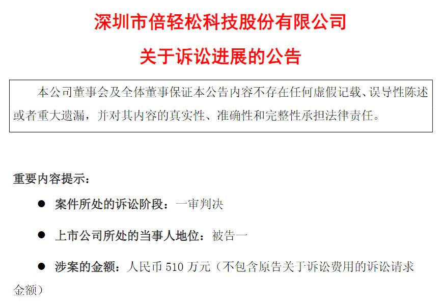 倍轻松“难轻松”:按摩仪自燃事故未了,专利侵权又被判赔510万元,实控人马学军此前被立案调查